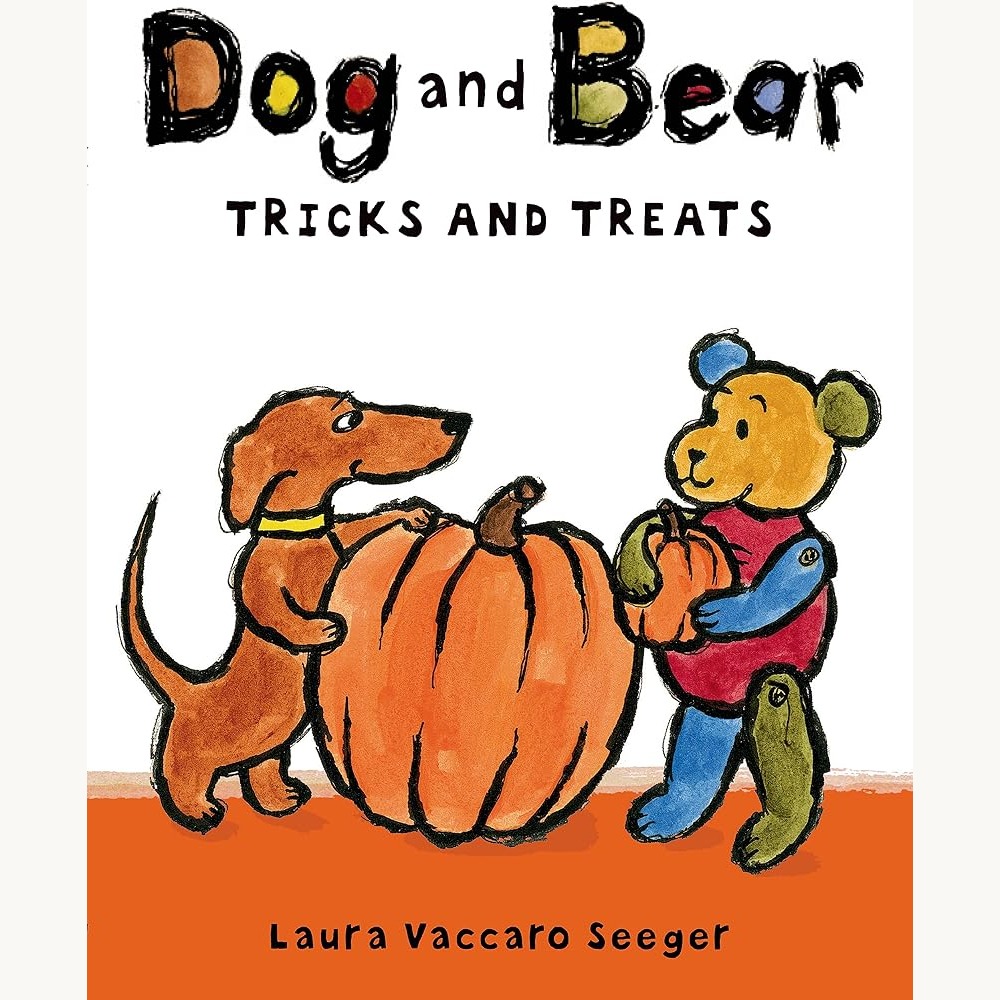 Dog and Bear: Tricks and Treats by Laura Vaccaro Seeger — book cover